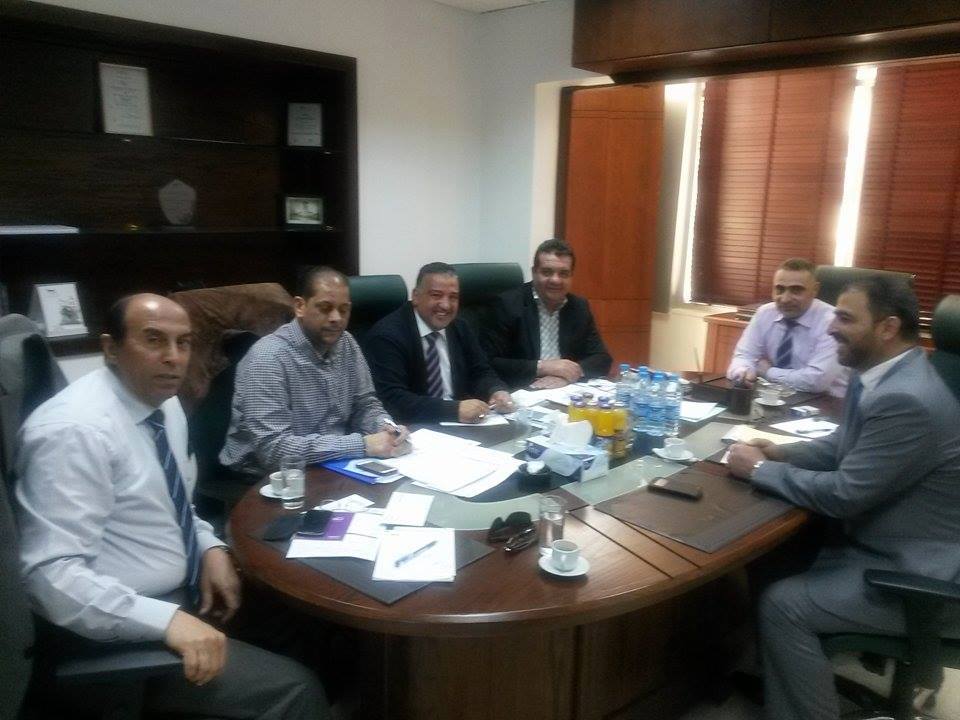 اجتماعات اللجنة المشرفة على وثيقة التأمين بالصندوق مع المسؤولين بشركة med service للتأمين بالأردن