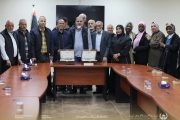 إدارة المخاطر بطرابلس تكرم رئيس مجلس الادارة و المدير العام لصندوق الضمان الاجتماعي