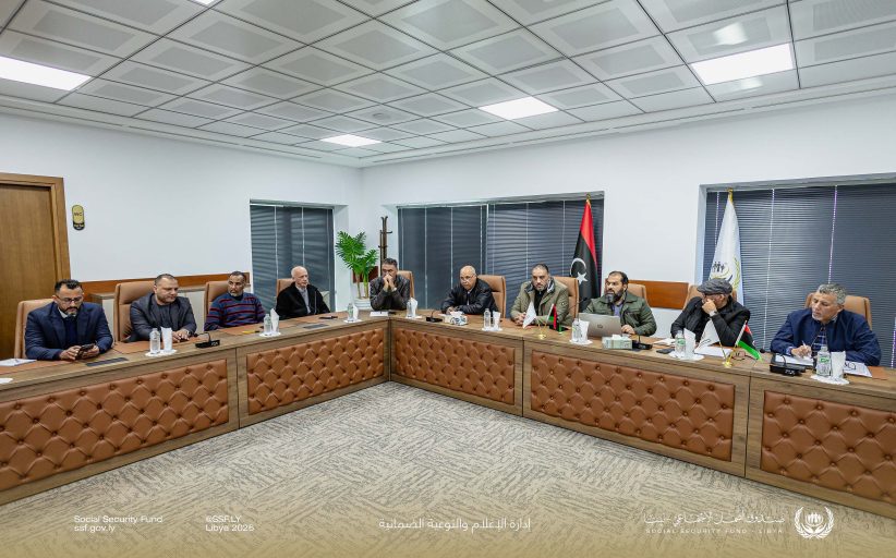 اجتماع الفريق المنسق لمشروع الإستشاري عن الصندوق الضمان الاجتماعي.